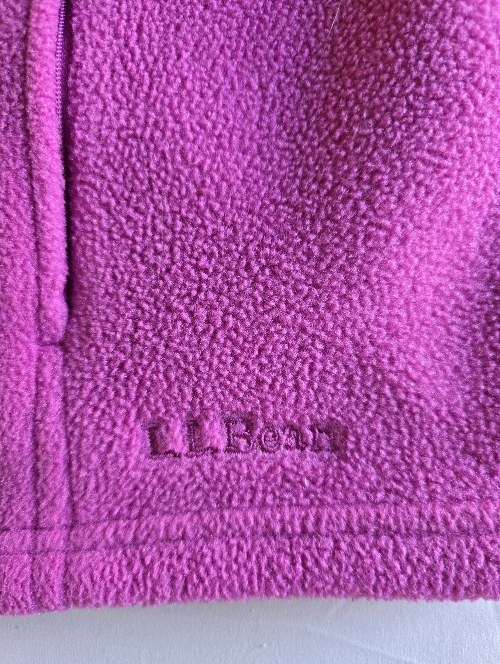 L.L.Bean Full Zip Polartec Vest Size Large - Picture 3 of 11